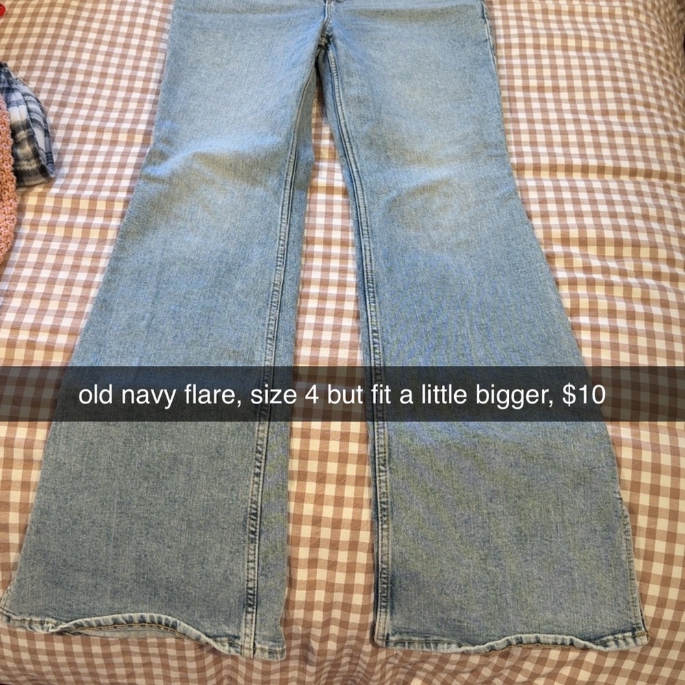 Old Navy Blue Flare Jeans